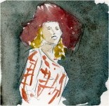 Le Petit Faust / Hervé   I   Les Frivolités parisiennes   I   aquarelle Luc de Moustier