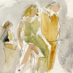 Le Petit Faust / Hervé   I   Les Frivolités parisiennes   I   aquarelle Luc de Moustier